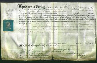 Deed by Married Women - Anne Jemima Bellam-Original Ancestry
