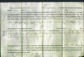 Deed by Married Women - Elizabeth Humphreys-Original Ancestry