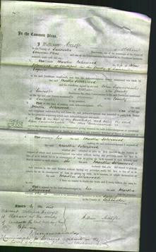 Court of Common Pleas - Martha Isherwood-Original Ancestry