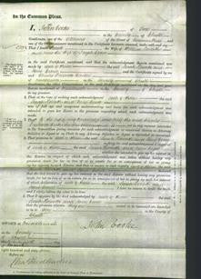 Court of Common Pleas - Sarah Howorth and Jane Crowe-Original Ancestry