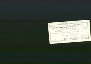 Wakefield, Massachusetts Payment Voucher - John D. Willey-Original Ancestry