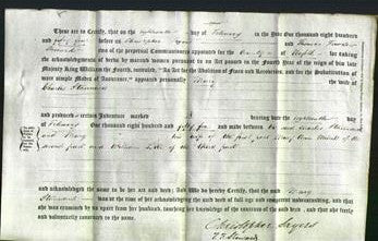 Deed by Married Women - Mary Stannard-Original Ancestry
