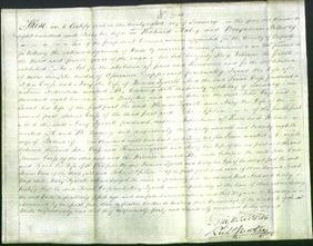 Deed by Married Women - Sarah Cross and Mary Tyrrell-Original Ancestry