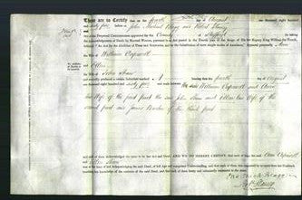 Deed by Married Women - Ann Capewell and Ellen Shaw-Original Ancestry