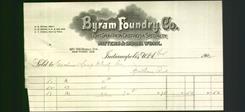 Letterhead - Byram Foundry Co.