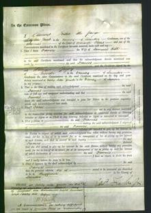 Court of Common Pleas - Frances Hill-Original Ancestry