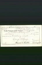 Wakefield, Massachusetts Payment Voucher - William H. Willey-Original Ancestry