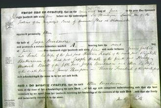 Deed by Married Women - Ellen Beardmore-Original Ancestry