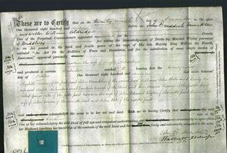 Deed by Married Women - Caroline Richardson-Original Ancestry