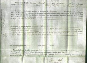 Deed by Married Women - Sarah Garforth-Original Ancestry
