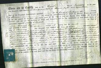 Deed by Married Women - Charlotte Taylor-Original Ancestry