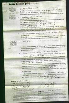 Court of Common Pleas - Mary Charter Phillips-Original Ancestry