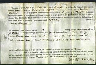 Deed by Married Women - Mary Goggs-Original Ancestry