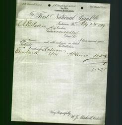 Bank Letterhead - First National Bank