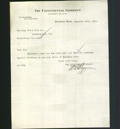 Letterhead - The Continental Company