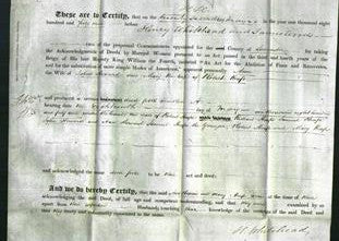 Deed by Married Women - Ann Howard and Mary Heap-Original Ancestry