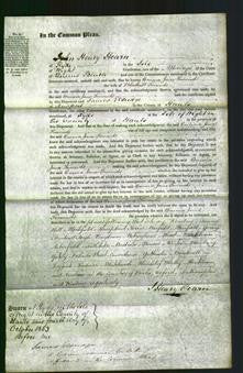 Court of Common Pleas - Emma Jane Simonds-Original Ancestry