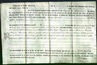 Deed by Married Women - Mary Peddle Oatway-Original Ancestry