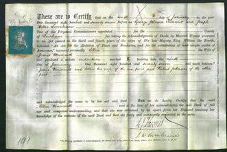 Deed by Married Women - Ellen Wenmouth-Original Ancestry