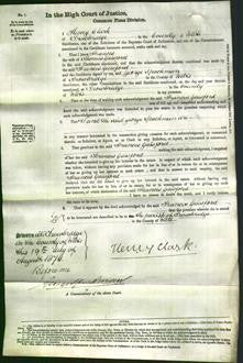 Court of Common Pleas - Frances Gaisford-Original Ancestry