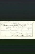 Wakefield, Massachusetts Payment Voucher - Mrs. Anna D. Dow-Original Ancestry