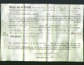 Deed by Married Women - Elizabeth Ann Tackle-Original Ancestry
