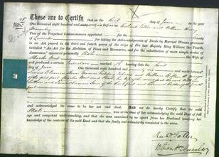 Deed by Married Women - Phoebe West-Original Ancestry