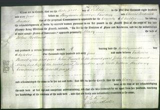 Deed by Married Women - Mary Holland-Original Ancestry