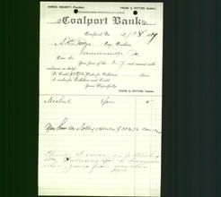 Bank Letterhead - Coalport Bank