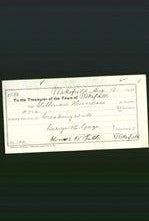 Wakefield, Massachusetts Payment Voucher - Stillman Huntress-Original Ancestry
