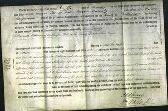 Deed by Married Women - Maria Agatha Boddam-Original Ancestry