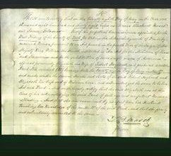 Deed by Married Women - Elizabeth Hoyland-Original Ancestry