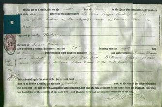 Deed by Married Women - Rachel Davis-Original Ancestry