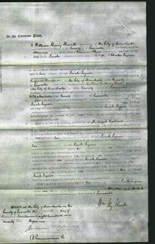 Court of Common Pleas - Sarah Taynor-Original Ancestry