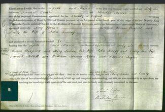 Deed by Married Women - Mary Louisa Binfield and Emily Toovey-Original Ancestry