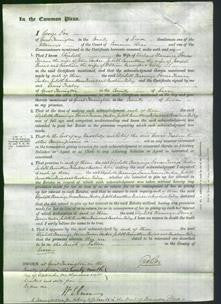 Court of Common Pleas - Elizabeth Charnings, Dorcas Turner, Judith Carruthers Friend and Caroline Riley-Original Ancestry