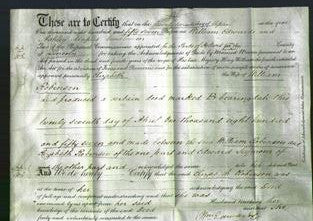 Deed by Married Women - Elizabeth Robinson-Original Ancestry