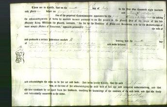 Deed by Married Women - Sarah Dunn-Original Ancestry