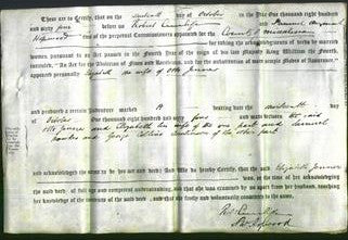 Deed by Married Women - Elizabeth Jenner-Original Ancestry