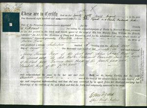Deed by Married Women - Charlotte Jane Davis-Original Ancestry