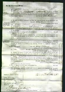 Court of Common Pleas - Betsy Gradwell-Original Ancestry