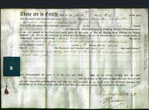 Deed by Married Women - Betsy Gradwell-Original Ancestry