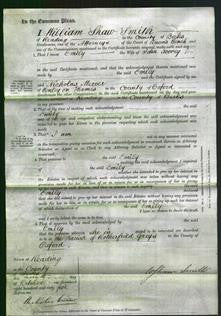 Court of Common Pleas - Emily Toovey-Original Ancestry