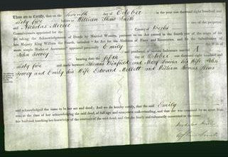 Deed by Married Women - Emily Toovey-Original Ancestry