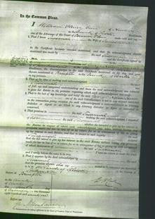 Court of Common Pleas - Susannah Ward