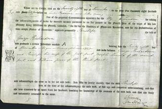 Deed by Married Women - Penelope Richardson-Original Ancestry