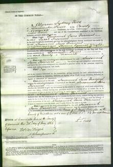 Court of Common Pleas - Susannah Jane Furnival-Original Ancestry