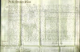 Court of Common Pleas - Martha Eckersley, Alice Seddon, Esther Fletcher and Ann Fletcher-Original Ancestry