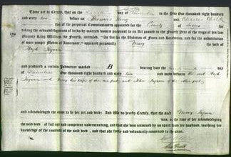 Deed by Married Women - Mary Ingram-Original Ancestry