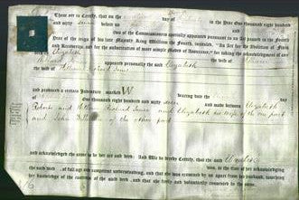 Deed by Married Women - Elizabeth Jones-Original Ancestry